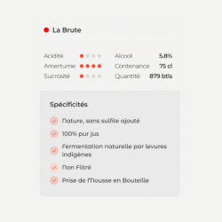 Cidre La Brute | Boutique cidre dots