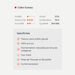 Cidre au Sureau | Boutique cidre dots.